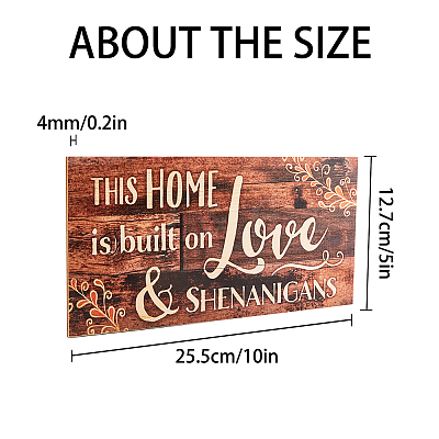 1Pc Natural Wood Hanging Wall Decorations for Front Door Home Decoration AJEW-CN0001-02G-1
