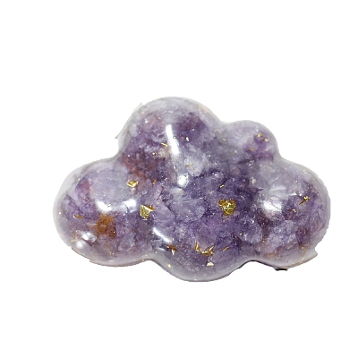 Gold Foil Resin Cloud Display Decoration PW-WG22504-03-1