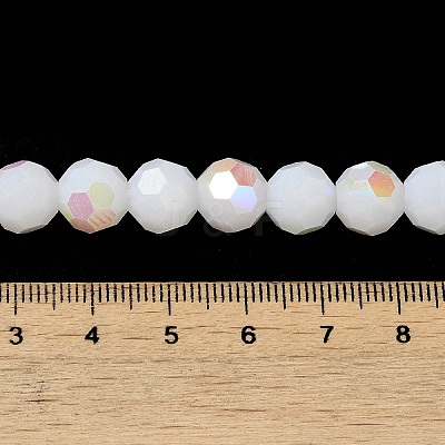 Imitation Jade Glass Beads Strands EGLA-A035-J10mm-L05-1