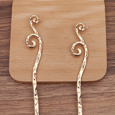 Alloy Vine Hair Sticks OHAR-PW0006-14B-1