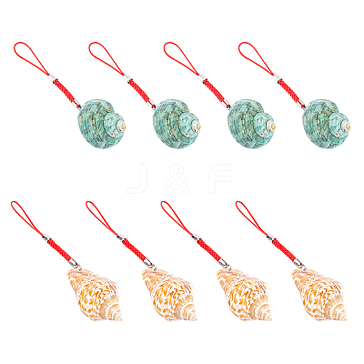 20Pcs 2 Style Polyester Cord Chain Phone Case Chain MOBA-GA0001-01-1