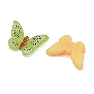 Opaque Resin Cabochons RESI-C078-02-1