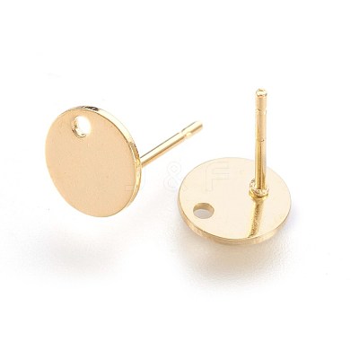 304 Stainless Steel Stud Earring Findings STAS-F188-02G-1