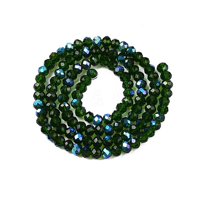 Electroplate Glass Beads Strands EGLA-A044-T4mm-L24-1