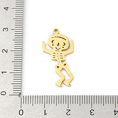 304 Stainless Steel Pendants STAS-U041-02G-G-1