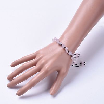 Adjustable Nylon Cord Braided Bead Bracelets BJEW-JB04520-1
