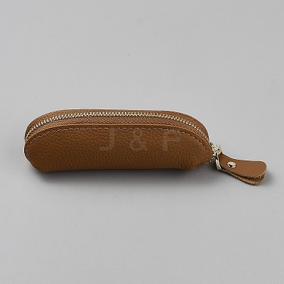 Mini Leather Zipper Coin Purse AJEW-WH20080-35B-1