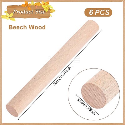 Wood Sticks WOOD-WH0002-64C-1