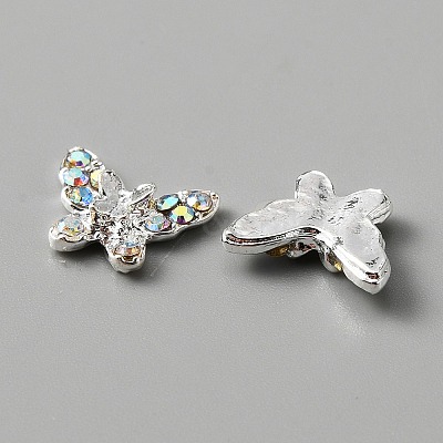 Alloy Rhinestone Cabochons MRMJ-WH0081-33S-1