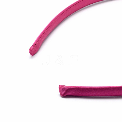 Plain Plastic Hair Band Findings OHAR-Q275-04G-1
