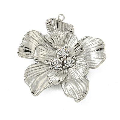 304 Stainless Steel Pendants X-STAS-L022-438P-01-1