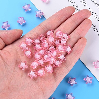 Transparent Acrylic Beads TACR-S152-01A-703-1