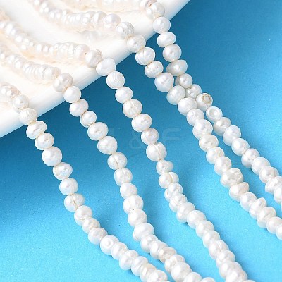 Natural Cultured Freshwater Pearl Beads Strands PEAR-I007-07L-03-1