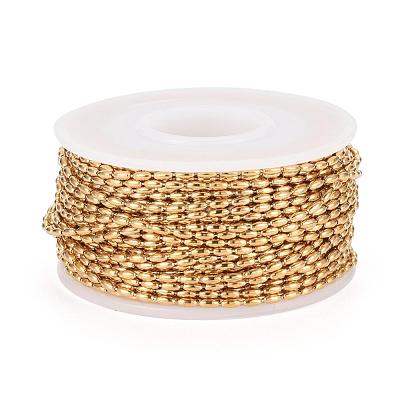 Handmade Ion Plating(IP) 304 Stainless Steel Ball Chains STAS-F136-09G-10m-1
