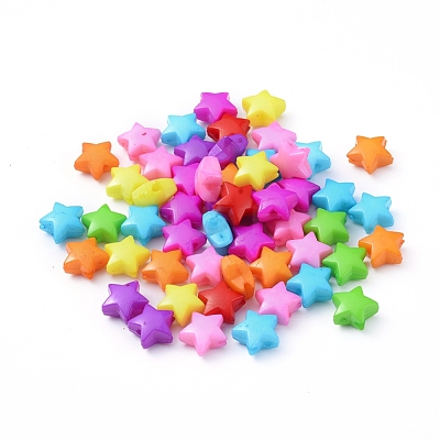 Opaque Acrylic Beads SACR-Q099-M26-1
