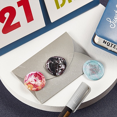 DIY Wood Wax Seal Stamp AJEW-WH0131-200-1