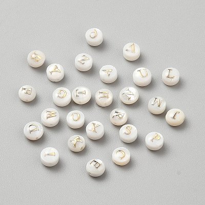 26Pcs Glass Imitation Shell Beads SHEL-WH0008-12-1