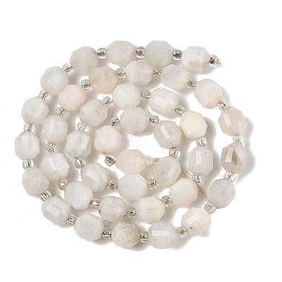 Natural Rainbow Moonstone Beads Strands G-K303-A35-8mm-1