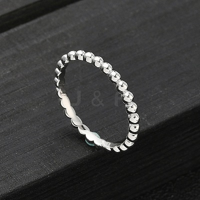 925 Streling Silver Plain Band Rings RJEW-P164-01A-P-1