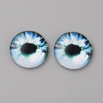 Glass Cabochons GLAA-WH0033-75G-10-1