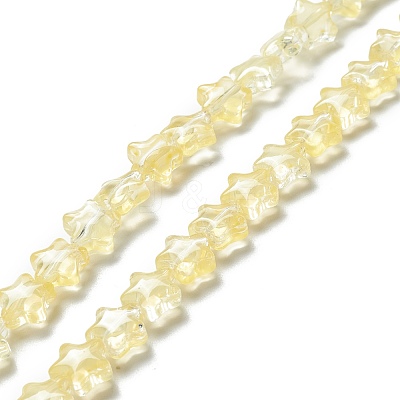 Transparent Glass Beads Strand GLAA-F112-02D-1