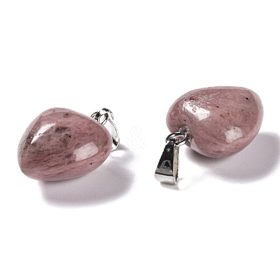 Natural Rhodonite Pendants G-I311-A02-1