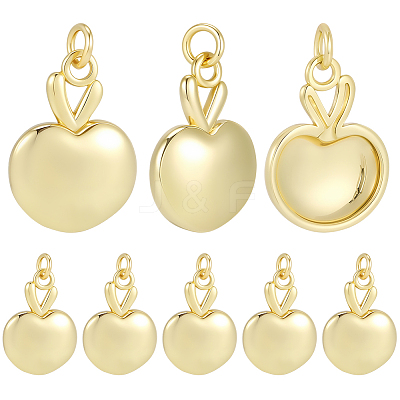 12Pcs Brass Pendants KK-BBC0025-52-1
