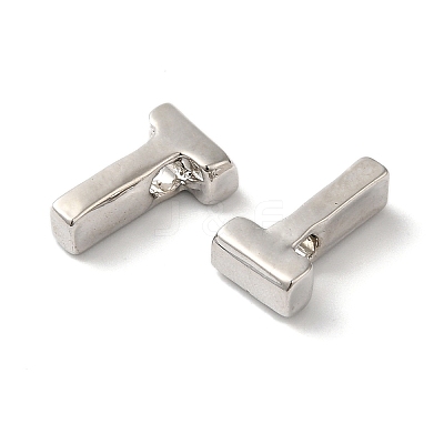 Platinum Plated Alloy Beads PALLOY-CJC0001-64P-T-1