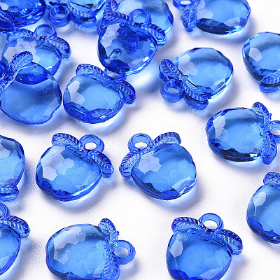 Transparent Acrylic Pendants TACR-S154-28B-86-1