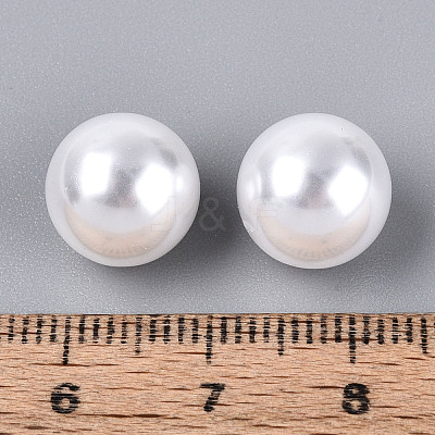 Imitation Pearl Acrylic Beads OACR-S011-11mm-Z9-1