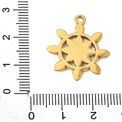 304 Stainless Steel Pendants SA-CBACFEB-01G-1