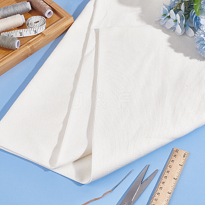 Cotton Ribbing Fabric FIND-WH0152-411B-1