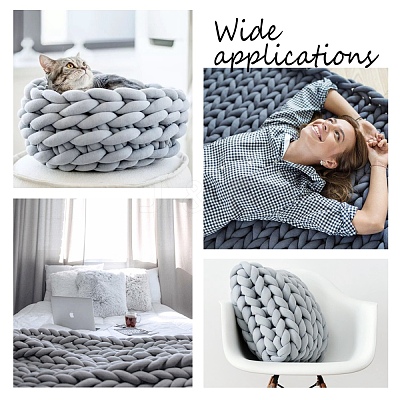 Arm Knitting Yarn OCOR-WH0032-80B-1