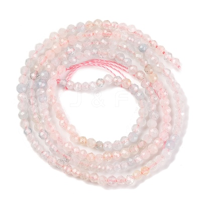 Natural Morganite Beads Strands G-F770-C05-03-1