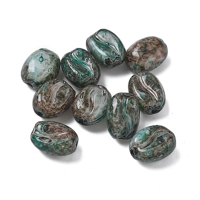 Picasso Baking Paint Glass Seed Beads LS-GLAA-V001-08B-1