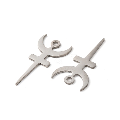 Non-Tarnish 304 Stainless Steel Pendant X-STAS-H212-24P-1