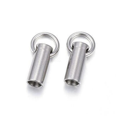 Tarnish Resistant 201 Stainless Steel Cord Ends STAS-E120-02-1.6mm-1