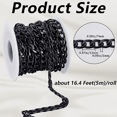 Aluminum Twisted Chains Curb Chains CHA-SP0001-02-1