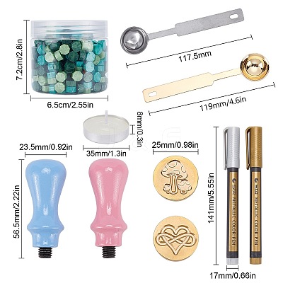 DIY Wax Seal Stamps Kit DIY-CP0003-72-1