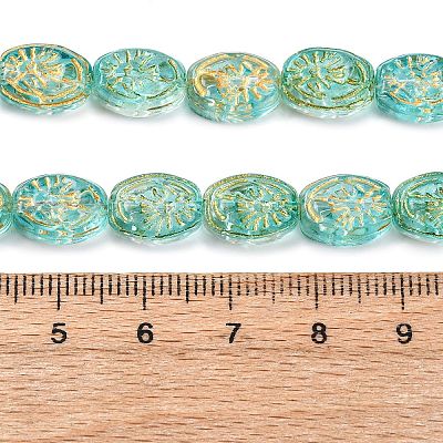 Transparent Glass Beads Strands GLAA-F114-05C-1