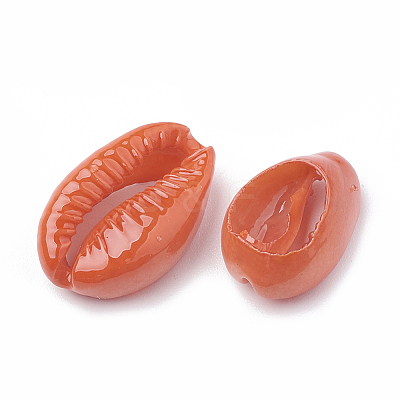 Natural Cowrie Shell Beads X-SHEL-T007-74D-1