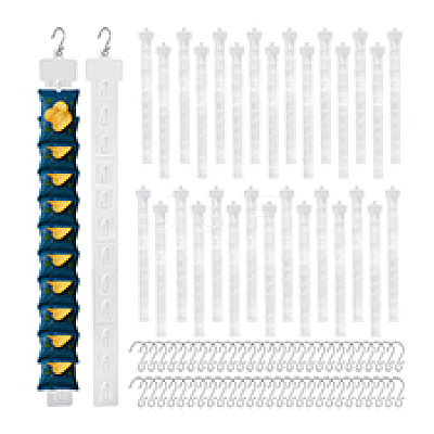 50Pcs Plastic Hanging Merchandise Strips KY-PH0002-22-1