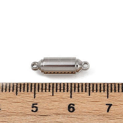 304 Stainless Steel Magnetic Clasps Hand Polished STAS-C127-10P-1