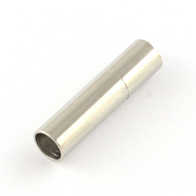 Tarnish Resistant Column Smooth Surface 316 Surgical Stainless Steel Bayonet Clasps STAS-R074-02-1