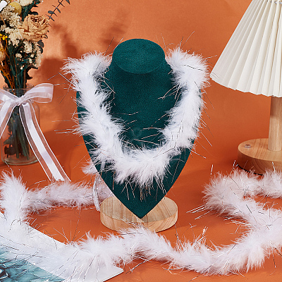 Turkey Feather Strips DIY-WH20095-011D-1