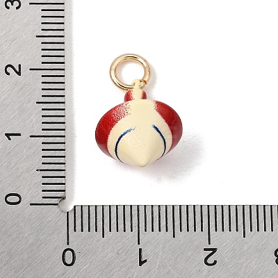 Printed Brass Pendants KK-CBAB1CA-13G-1