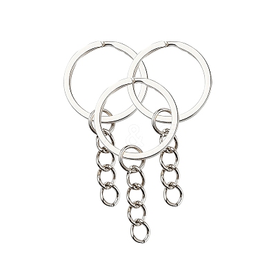 300Pcs 3 Style DIY 25mm Keychain Clasps Set DIY-YW0002-05P-1