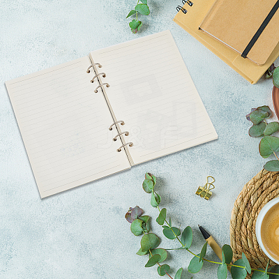 3-Ring Iron Loose Leaf Book Binder Hinged Rings FIND-WH20018-06A-P-1