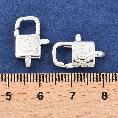 Brass Lobster Claw Clasps KK-B167-17S-1