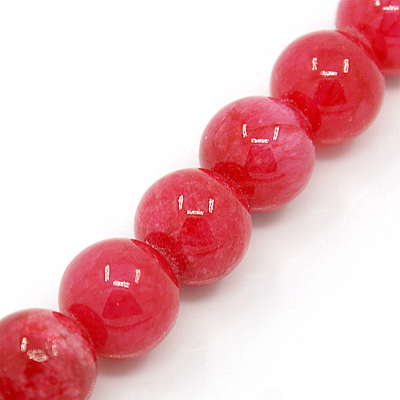 Dyed Natural Jade Beads Strands G-D434-10mm-08-1-1